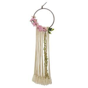 Pottern Barn Macrame Dream Catcher with Flowers